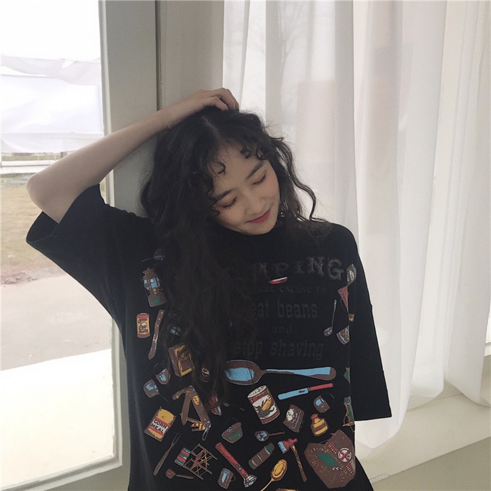 Oversize Short Sleeve Girls Tee - Picture 6 of 8